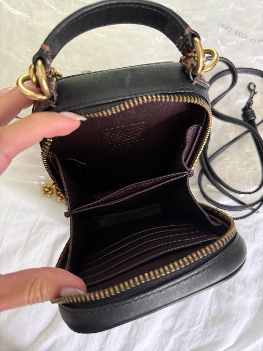 Coach Jean-Michel Basquiat Leather Bag - Picture 4 of 8
